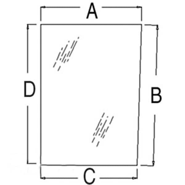 Aic Replacement Parts Glass, Side, LH Fits Allis Chalmers 7000 7030 7040 7050 7060 WN-70577184-PEX - main